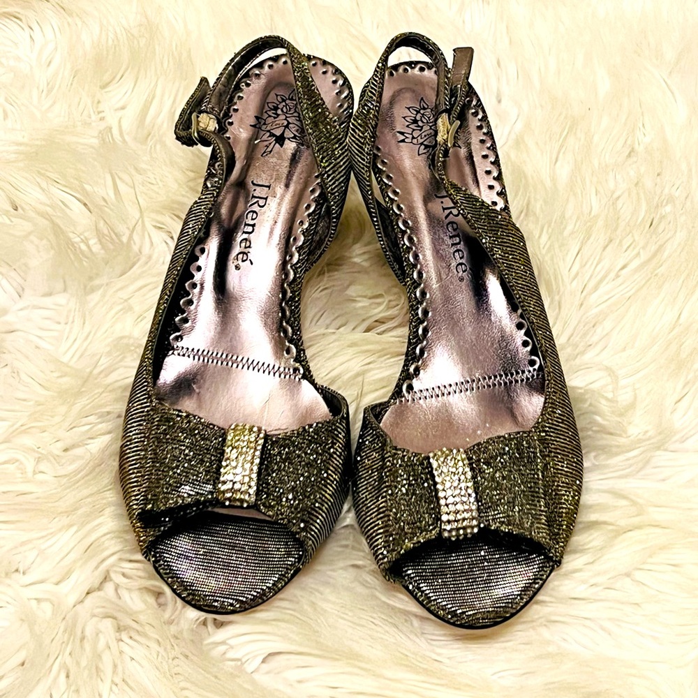 J. RENEÉ 
Luanda Metallic Slingback Pump Women’s US Sz 8M